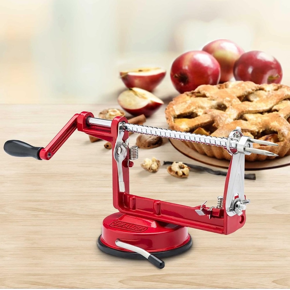 Cast magnesium apple/potato peeler corer by spiralizer, durable heavy duty NWT - Picture 4 of 8